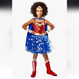 Wonder Woman Superhero Costume for Kids NWT